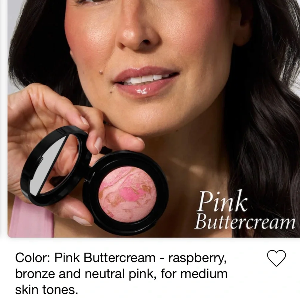 Laura Geller Baked Blush -N- Brighten Pink Buttercream (Made in Italy .